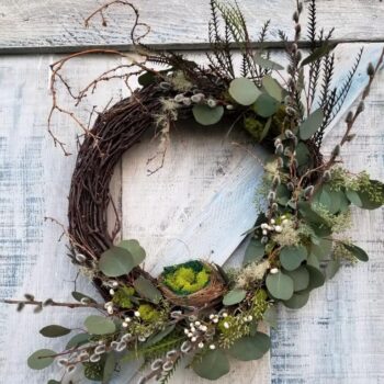 Pussy Willow Winter Wreath sm