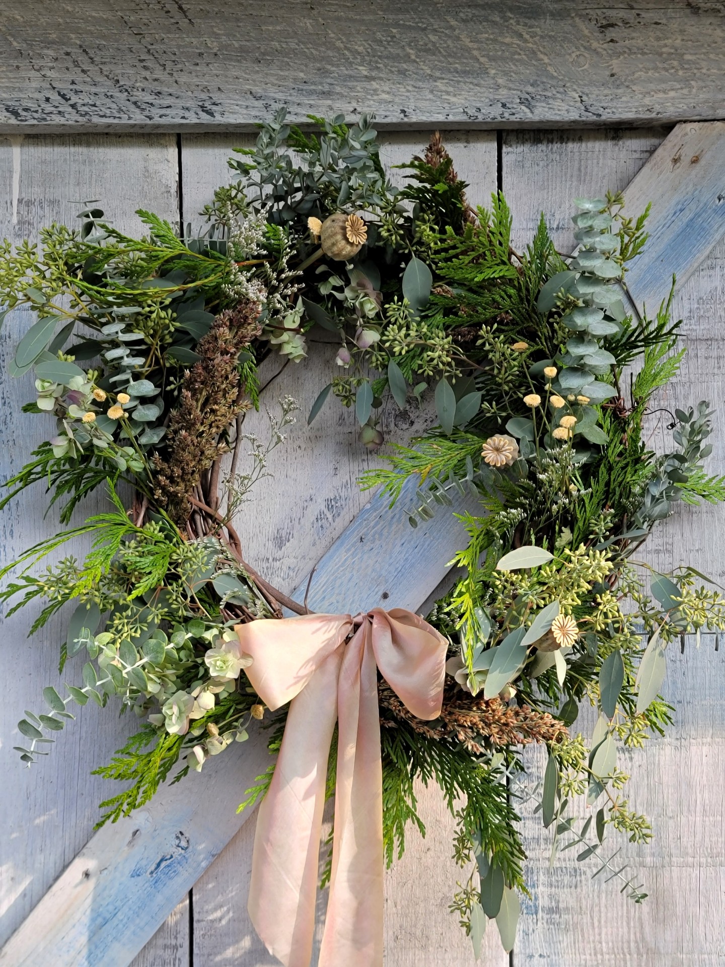Holiday Wreath Pink